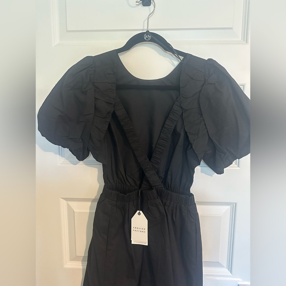 NWT English Factory Cut-Out Poplin Mini Dress - Picture 10 of 10